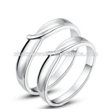 Atacado 2016 Lastest 925 Pure Silver Couple Anéis Design Coustom para Lover SJZ044